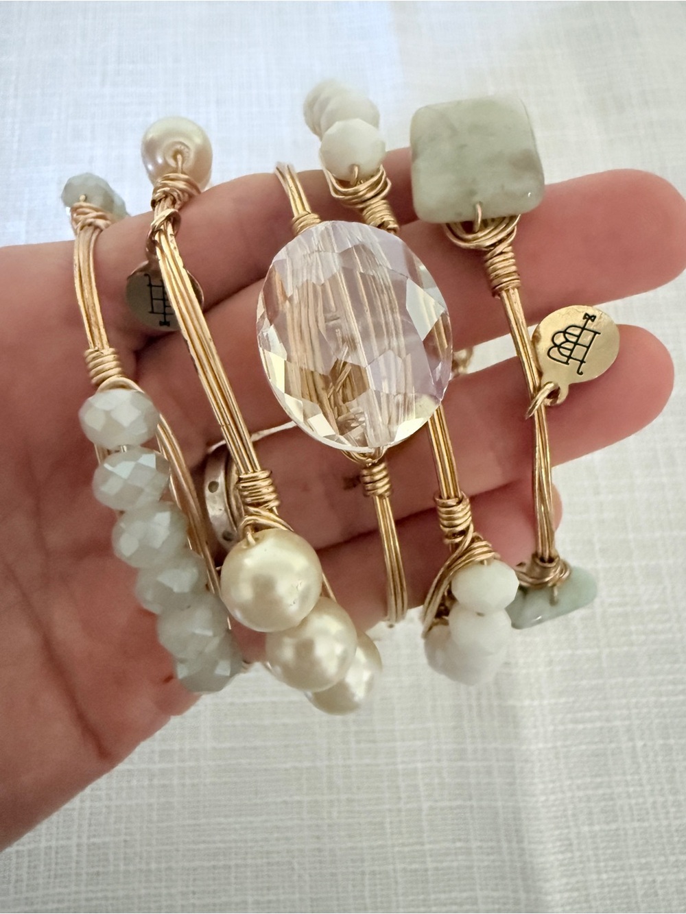 5-Pc Bourbon & Bowties Bracelet Set • Vintage c. 2012–2018 - Picture 3 of 6